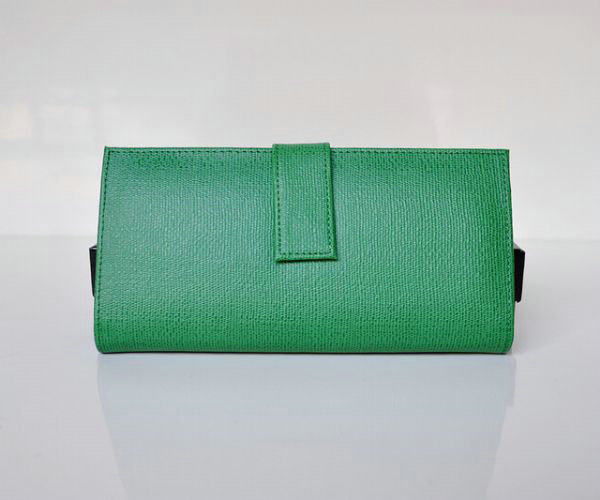 YSL Y line flap wallet 241175 green